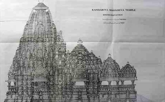 Drawings of Khajuraho
