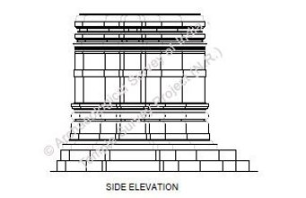 Elevation of the Temples