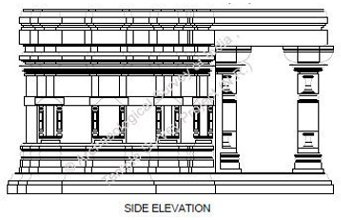 Elevation of the Temples