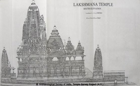 Drawings of Khajuraho