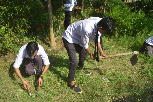 Swachhta Abhiyan at BSSS College, Bhopal (04 October 2017)