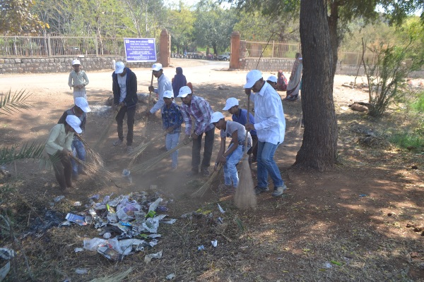 Swachh Bharat Abhiyan at Bagh Caves (15 February 2018)