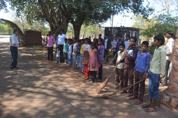 Swachh Bharat Abhiyan at Bagh Caves (15 February 2018)