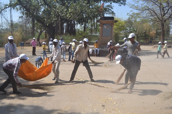 Swachh Bharat Abhiyan at Bagh Caves (15 February 2018)